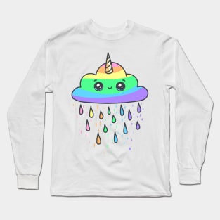 Rainbow Unicorn Long Sleeve T-Shirt